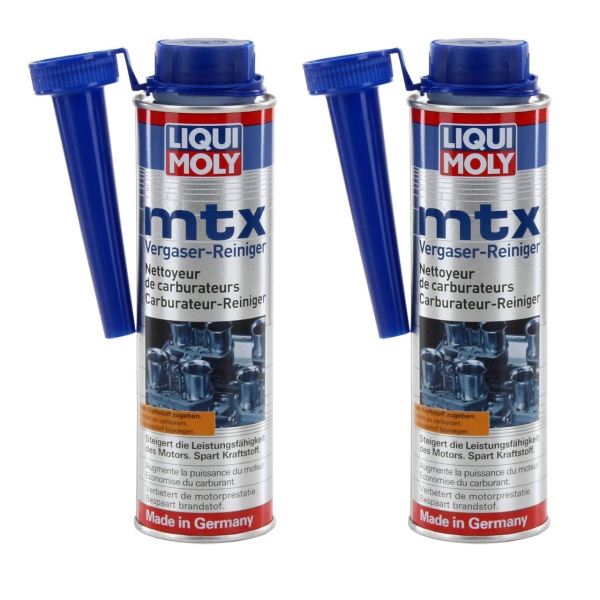 Set 2 Buc Liqui Moly Mtx Aditiv Benzină Liqui Moly Pentru Curatare Carburator șI Supape 300ML 5100